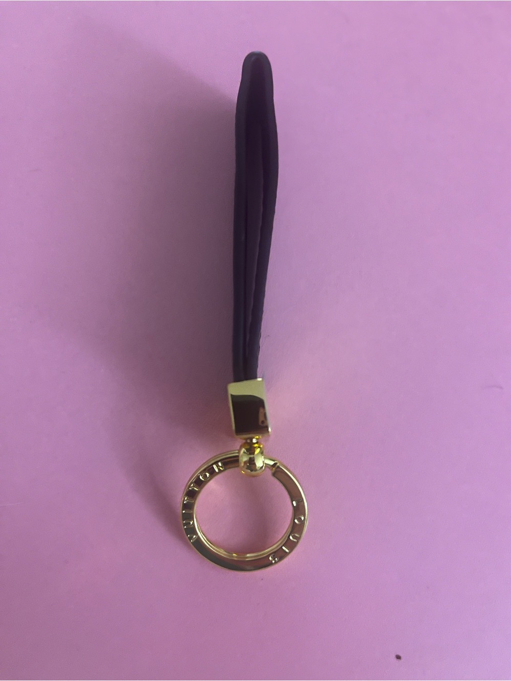Brown Monogram Key Holder with Gold Hardware - Picture 3 of 3